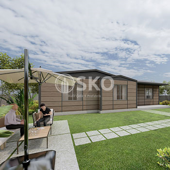 Tek Katlı Hafif Çelik Yapı Ev Modeli 22